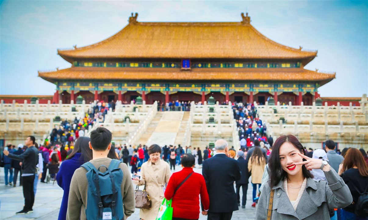 Chineses representam cerca de um quinto dos turistas internacionais
