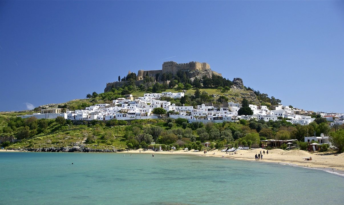 Ilha de Rhodes, na Grécia