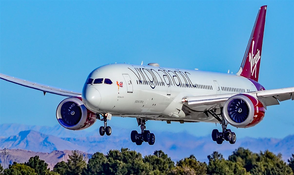 Virgin Atlantic vai operar a rota com Boeing 797-9 Dreamliner em 2024