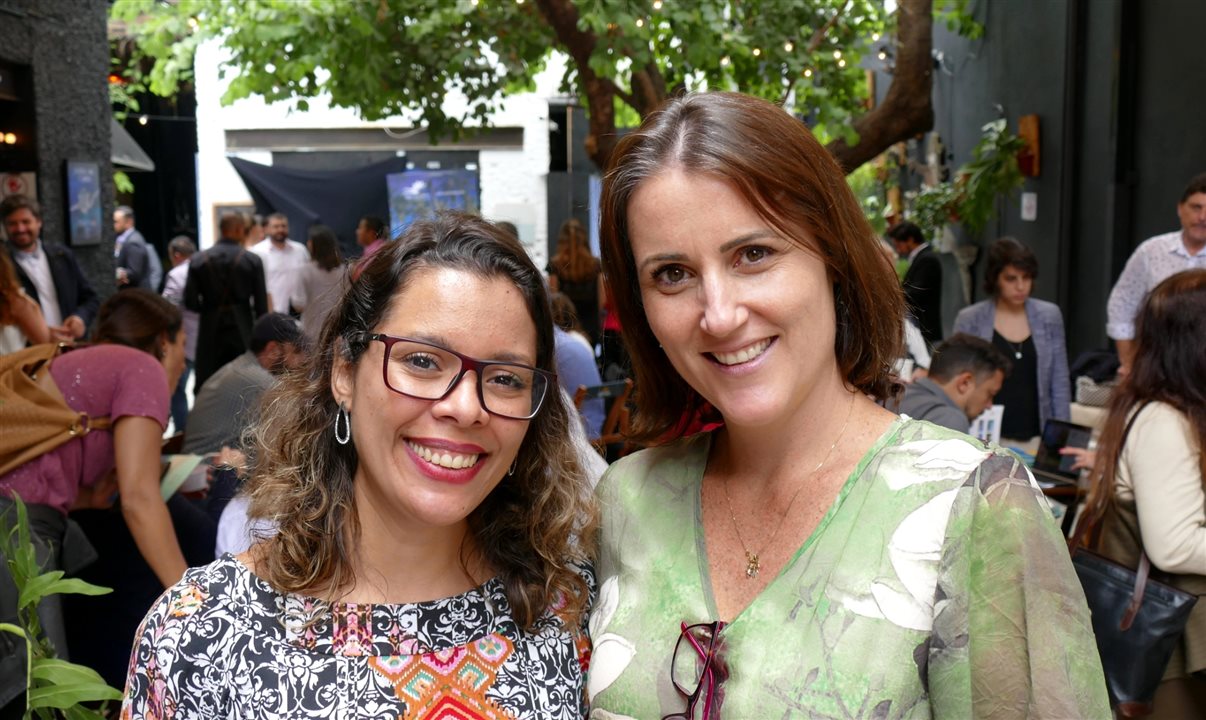 Aline Paschoal e Gisele Abrahão, da GVA