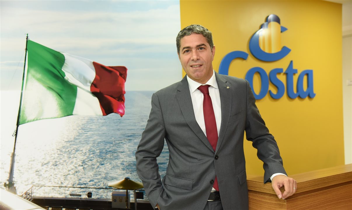 Dario Rústico, presidente executivo da Costa Cruzeiros para a América Central e do Sul
