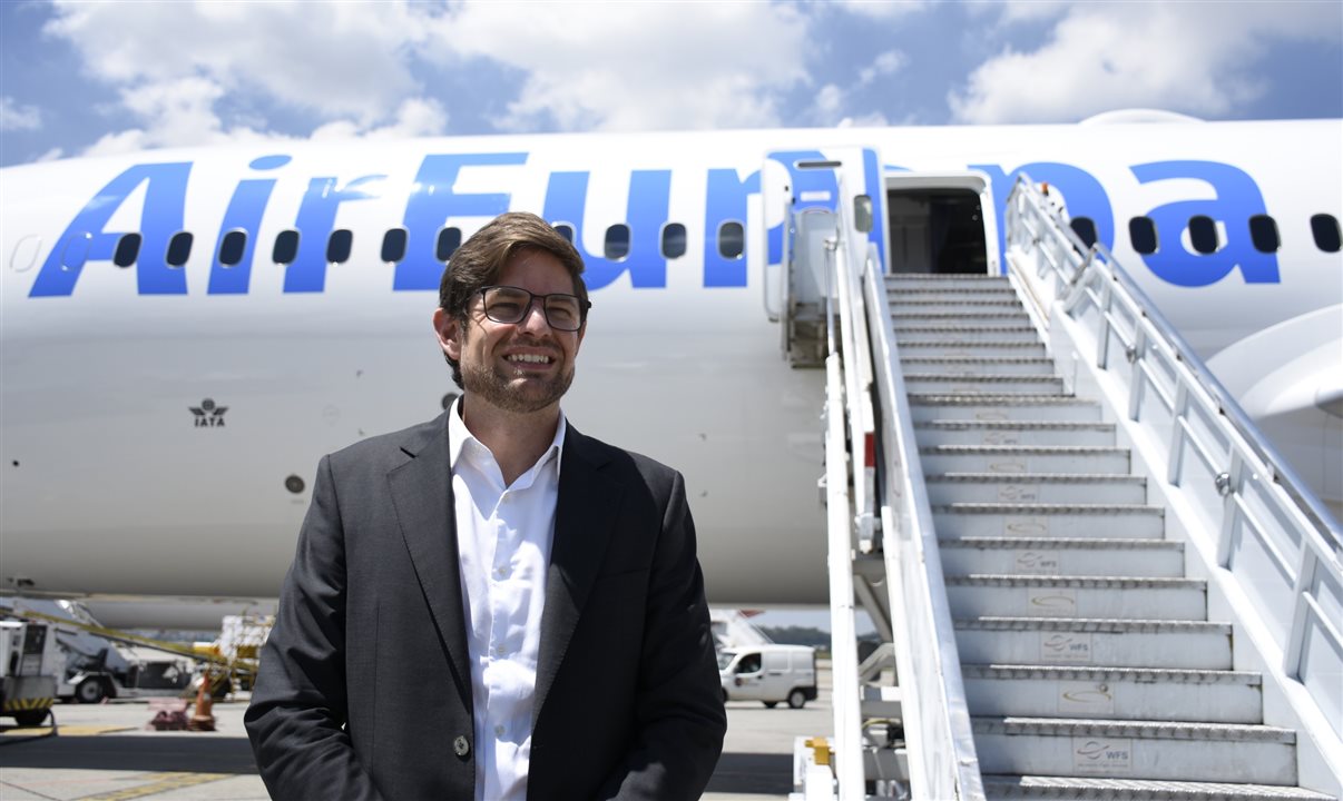 Gonzalo Romero, gerente geral da Air Europa no Brasil