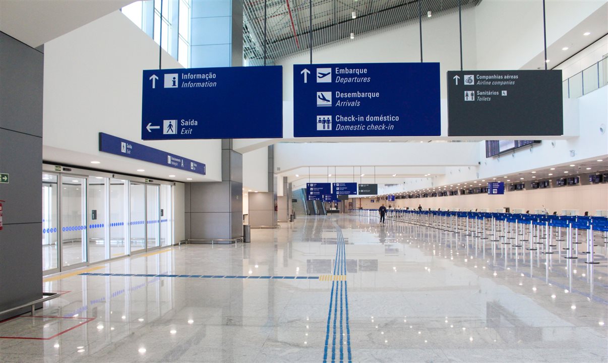 Nova área de check-in do Fortaleza Airport