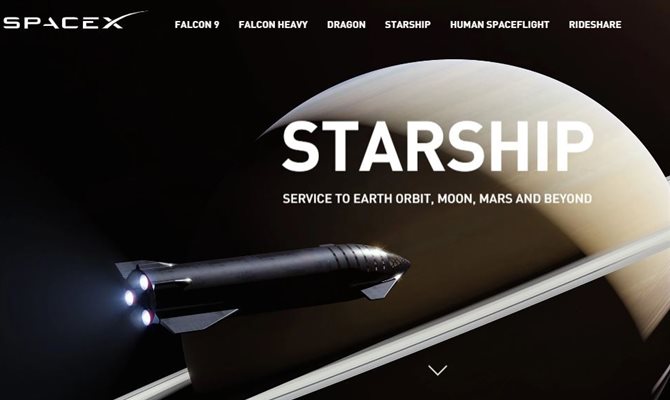 Site da Spacex
