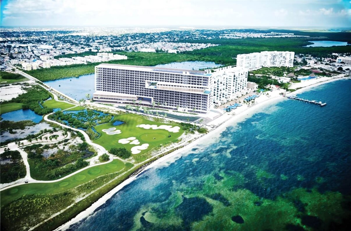 Dreams Vista Cancun, uma das dezenas de propriedades AMResorts no Caribe