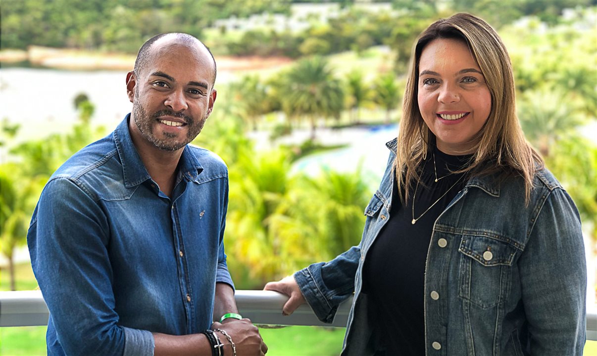 Agnaldo Silva e Alessandra Baldassari: novas contratações da equipe de vendas do Malai Manso