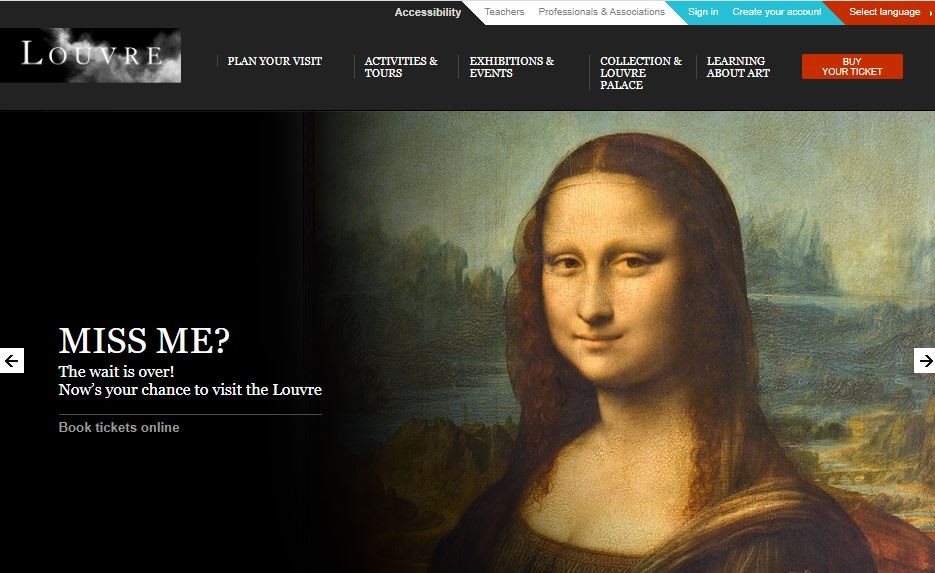 O Museu do Louvre foi reaberto este mês em Paris