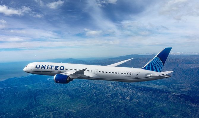 United Airlines retoma mais de 70 rotas em outubro, sendo 50 domésticas e 23 internacionais