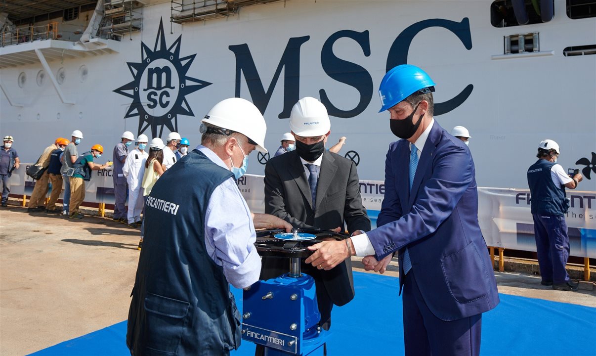 O MSC Seashore será o navio mais longo da companhia, com 339 metros