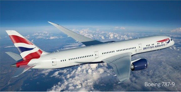 Rota entre São Paulo e Londres passará a ser operada por um Boeing 787-9