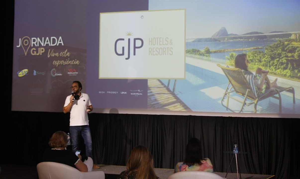 O CEO da GJP Hotels & Resorts, Fabio Godinho, foi um dos anfitriões do evento