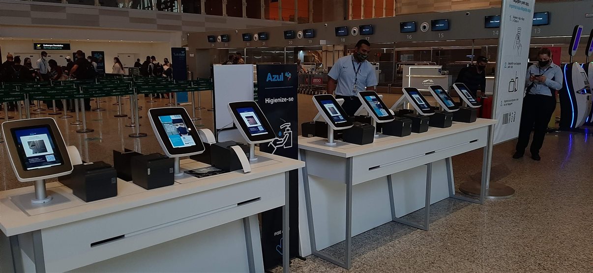 Novo serviço da Azul em tecnologia de aeroportos disponível em Viracopos