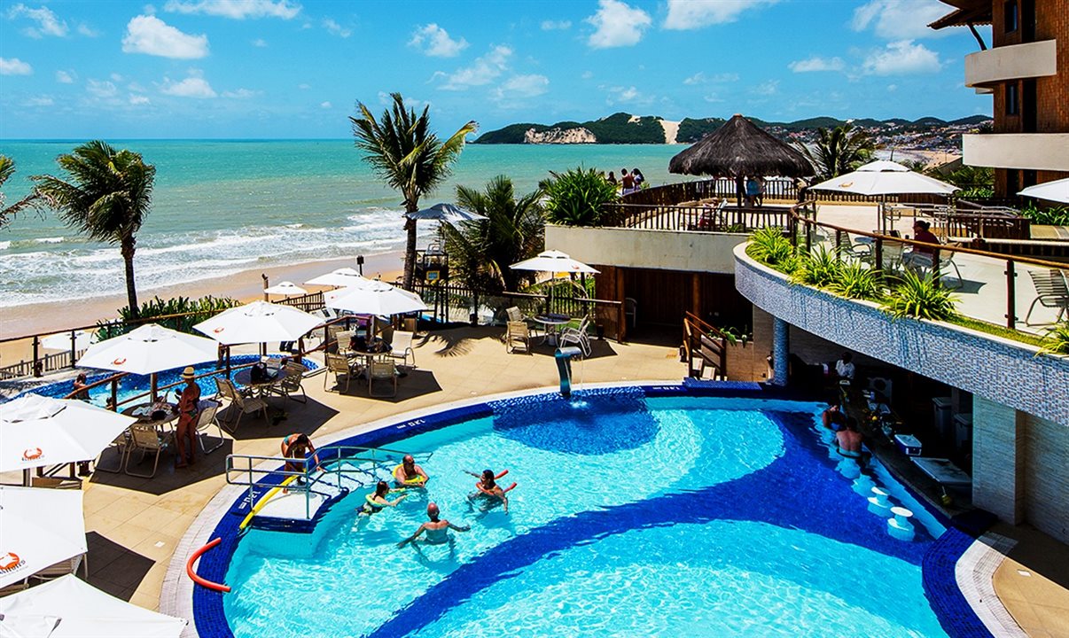 O Rifólis Hotel está localizado na Praia de Ponta Negra, em Natal