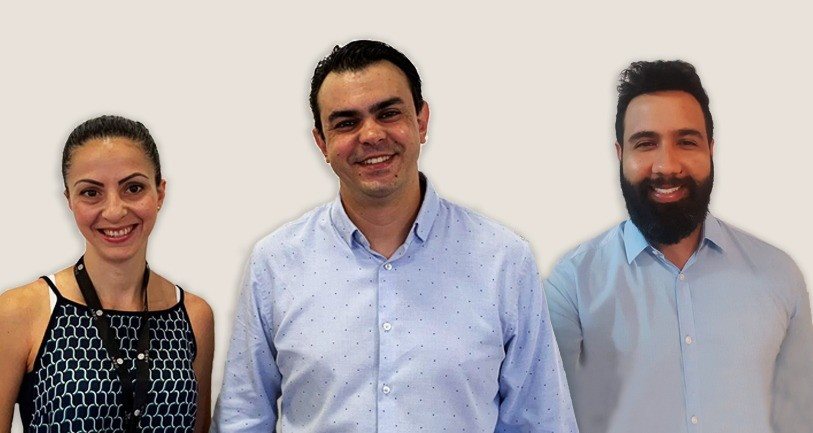 Giovanna Grillo, Waldir Souza e Felipe Liberato da Diversa Turismo