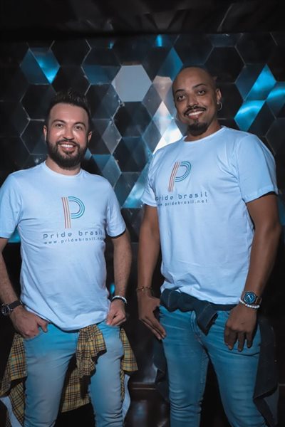 Wilson Silva e Alex Darc, idealizadores da Pride Brasil