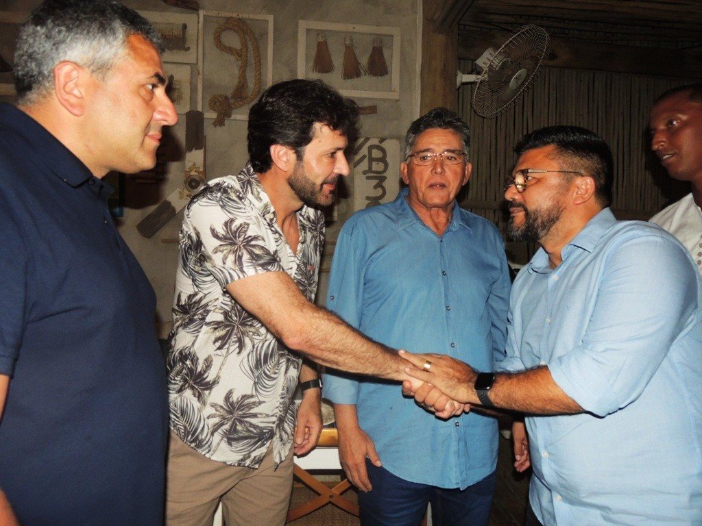 Zurab Pololikashvili e o ministro Marcelo Álvaro Antônio visitaram algumas áreas que vão receber empreendimentos e se encontraram com autoridades locais