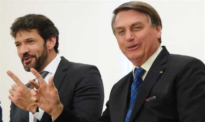 Marcelo Álvaro Antônio e Jair Bolsonaro