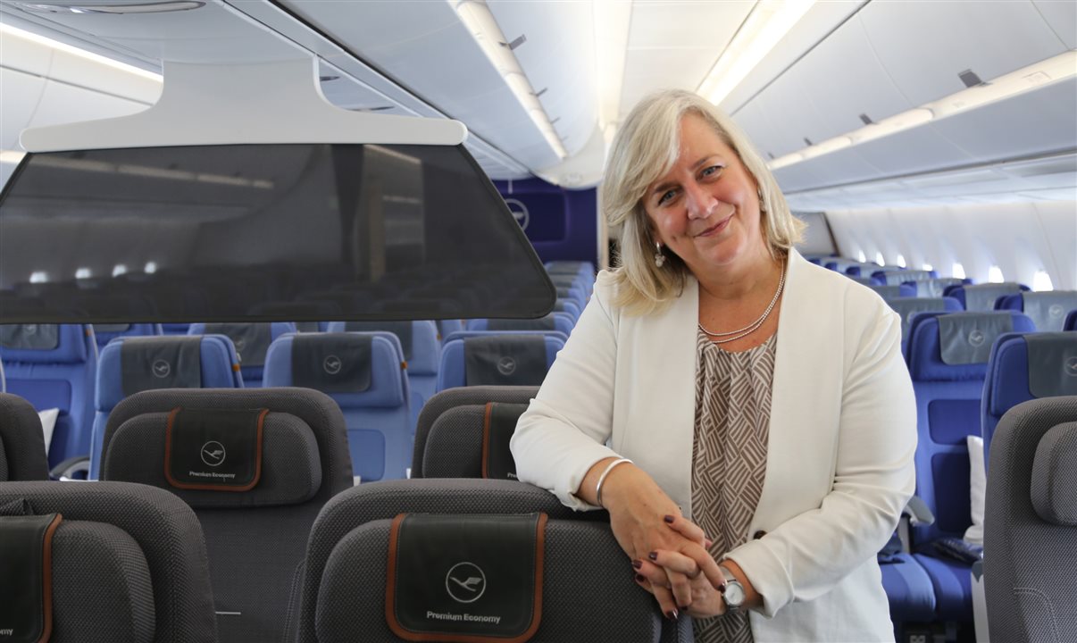 Annette Taeuber, diretora de Vendas do Lufthansa Group no Brasil