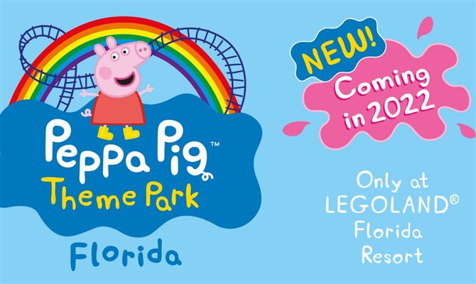 O parque temático terá ingressos separados do Legoland Florida Resort