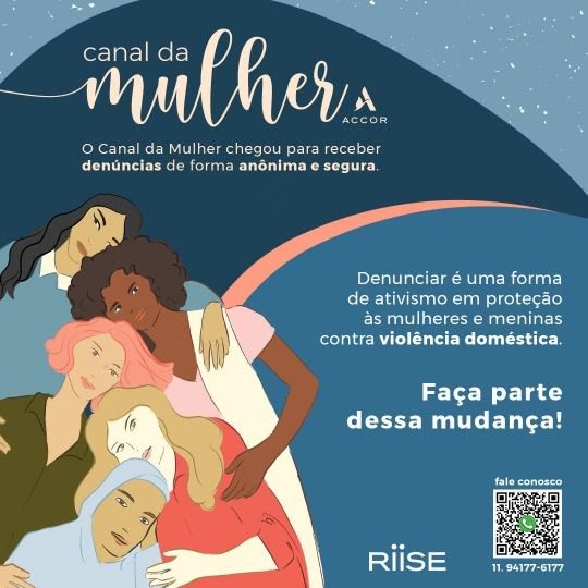 Accor lança Canal da Mulher no combate à violência doméstica