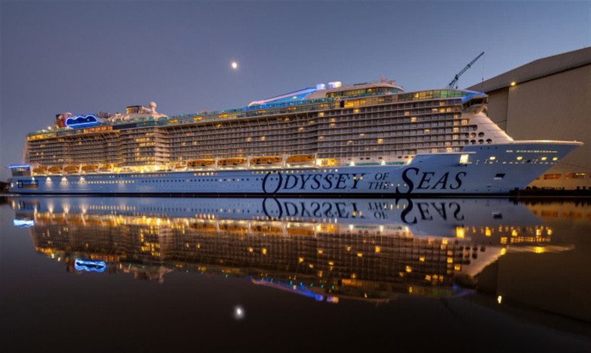O Odyssey of the seas terá seu primeiro cruzeiro em 3 de julho, saindo de Fort Lauderdale