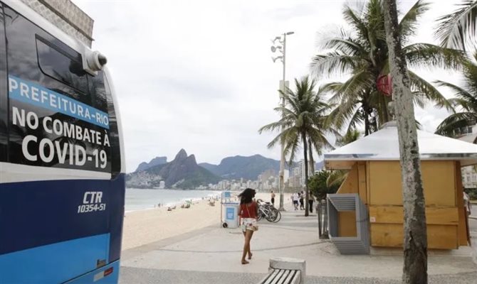 Ao longo desses dias as praias de todo o estado do Rio estão fechadas