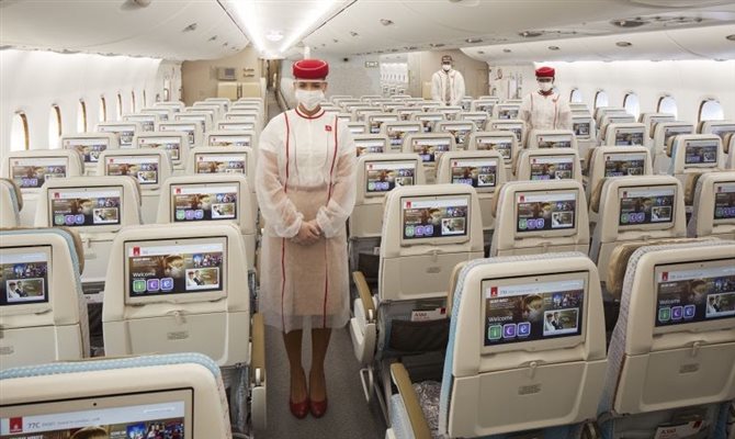 Os passageiros terão a oportunidade de conhecer a mais nova aeronave A380 da Emirates