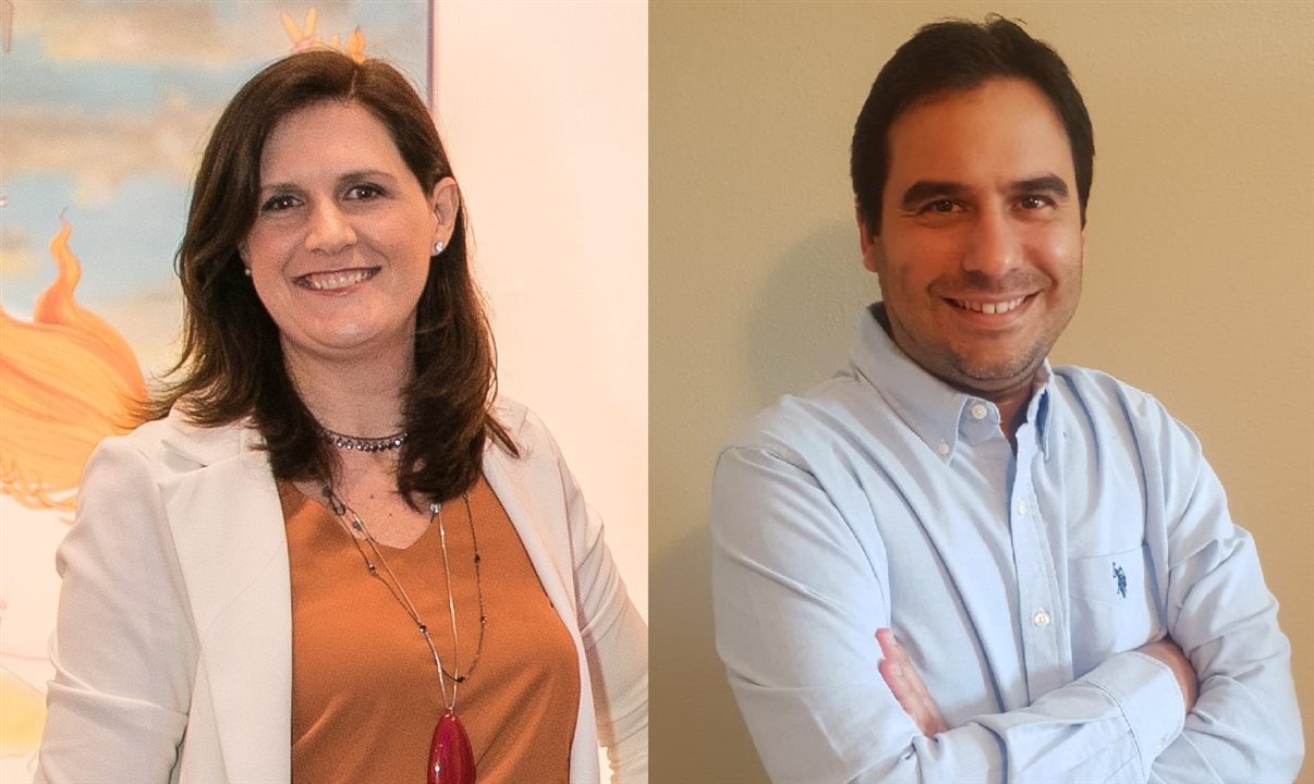 Débora Prass e Gilson Azevedo formam a equipe de Novos Negócios da Imaginadora