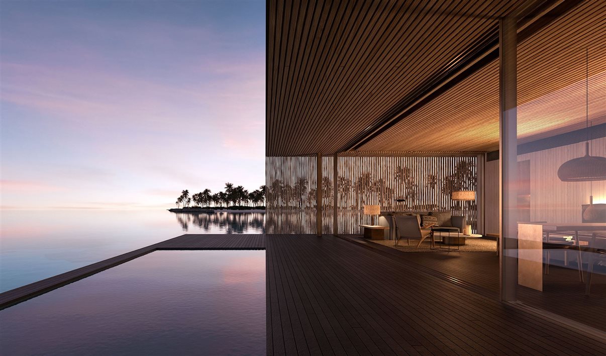 Patina Fari Islands, propriedade Design Hotels nas Maldivas