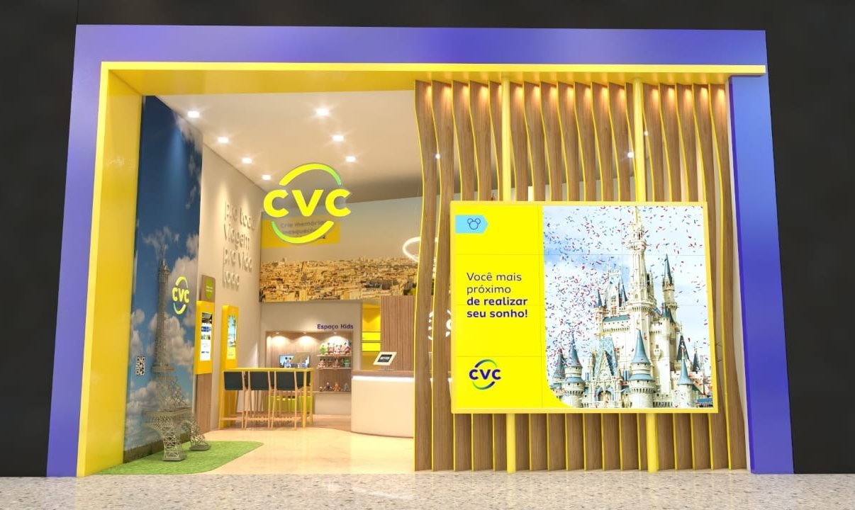 No primeiro trimestre de 2024 foram abertas 36 novas lojas CVC pelo Brasil