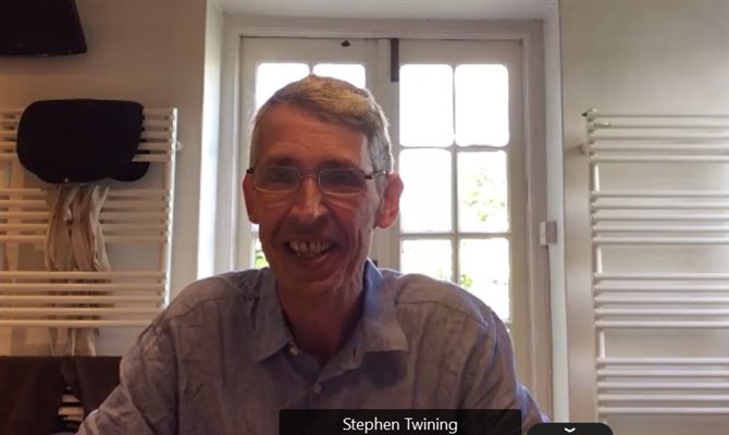 Stephen Twining, embaixador da marca de chá Twinings of London