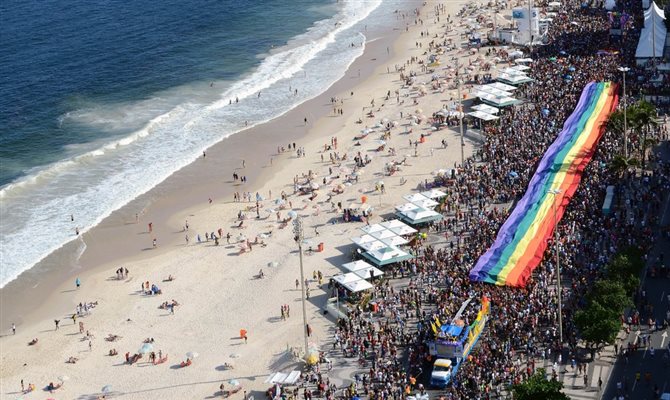 O Brasil promove grandes Paradas LGBTQIA+ todos os anos