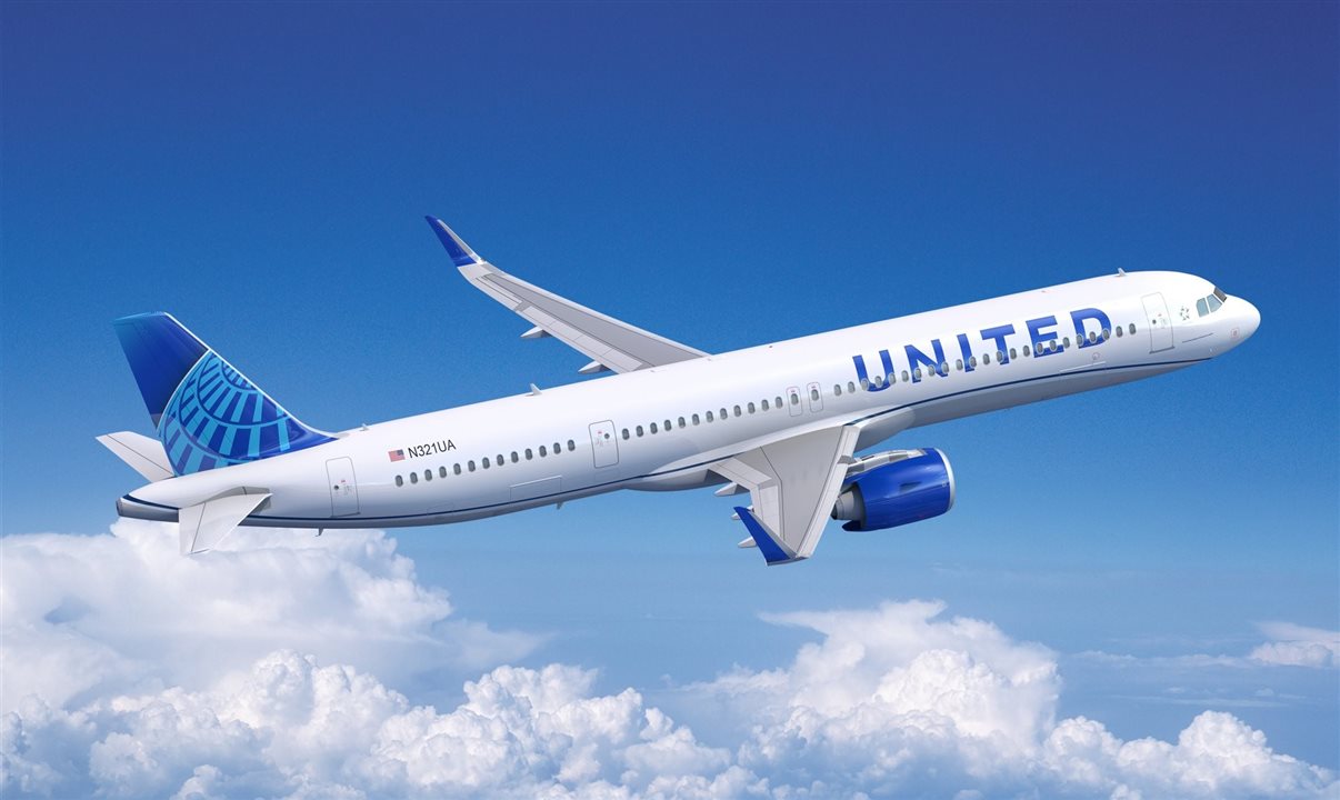 A United agora tem um centro de manutenção de aeronaves no Aeroporto Internacional do Galeão, non Rio de Janeiro