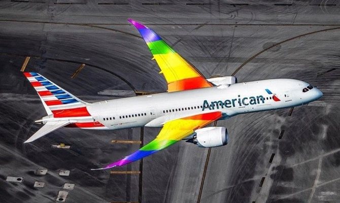 American Airlines: ambiente seguro para comunidade LGBTQIA+ é compromisso permanente