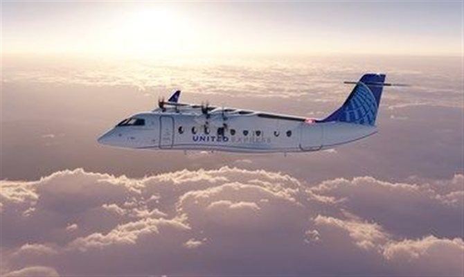 United deve introduzir aeronave elétrica no mercado em 2026