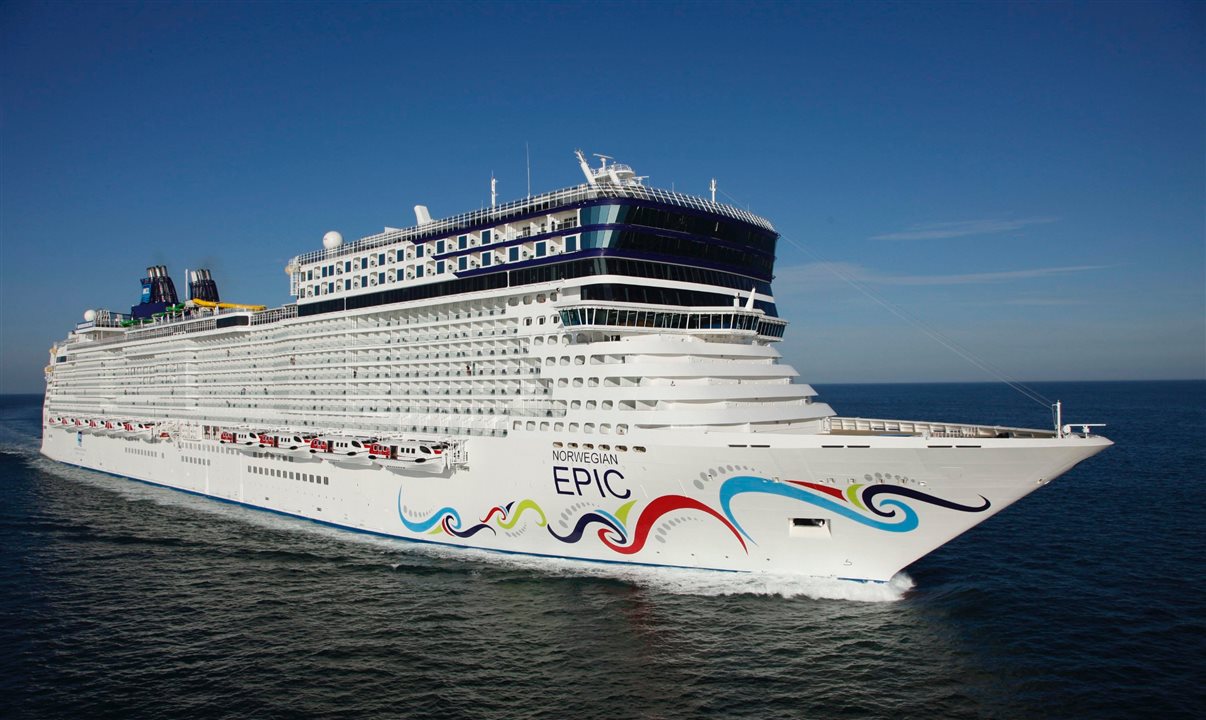 A viagem pelo Caribe será a bordo do Norwegian Epic