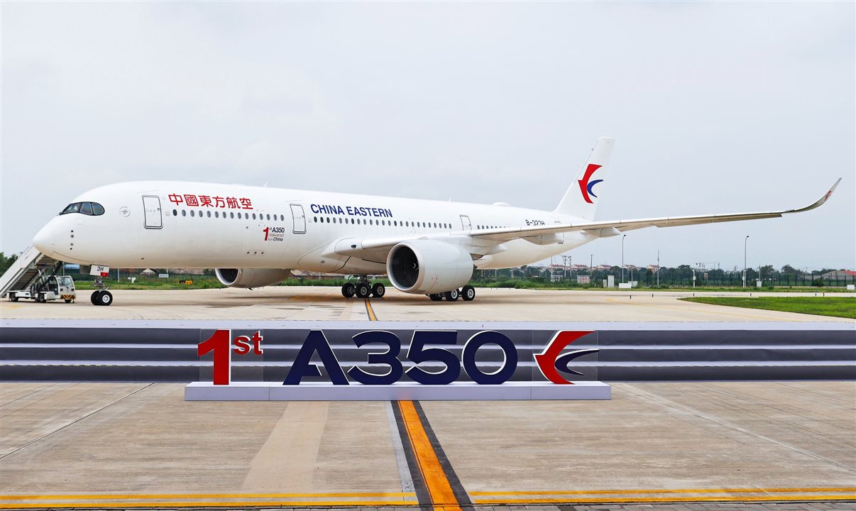 Airbus entrega primeiro A350 de seu centro de conclusão na China