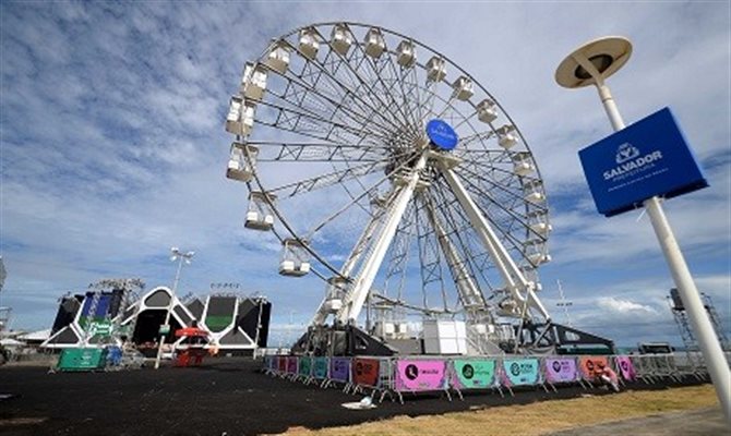 A roda-gigante já foi atração no Festival Virada