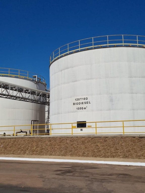 Usina de biodiesel da Granol, em Anápolis (GO)