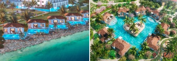 O novo resort oferece gastronomia internacional, piscina infinita de dois níveis e até mini cooper conversível