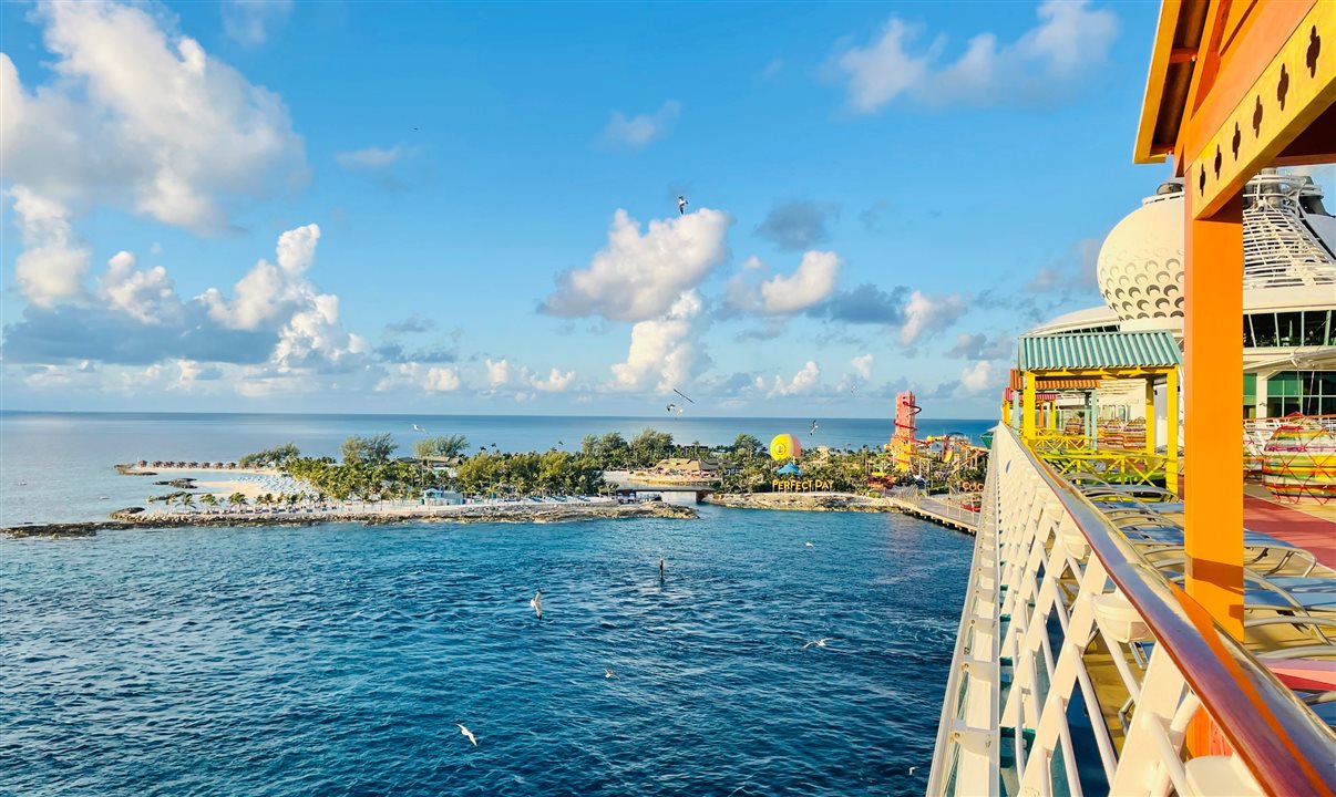 Coco Cay é a ilha privativa da Royal Caribbean, nas Bahamas