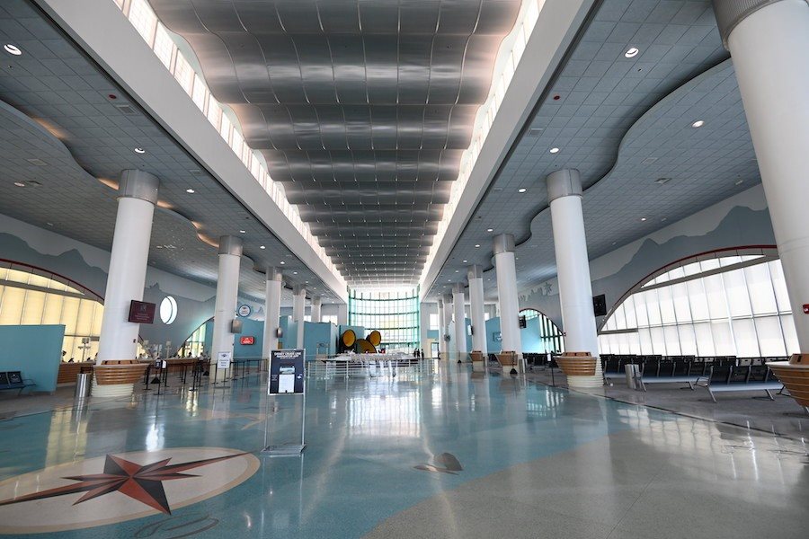 Novo terminal da Disney Cruise Line no Port Canaveral, na Flórida