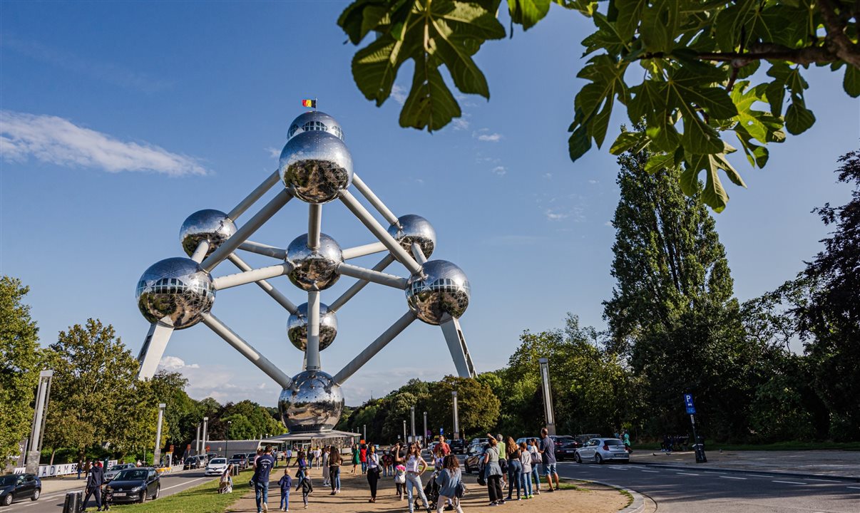 O Atomium é uma das atrações diferenciadas da Bélgica