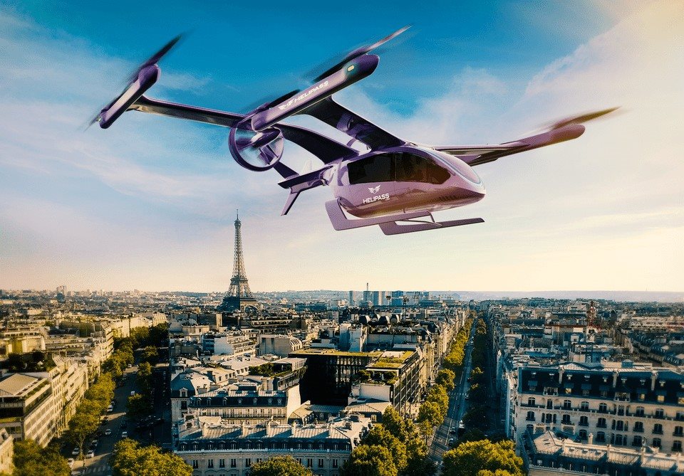 A parceria contemplará operações de Mobilidade Aérea Urbana na França e outros países da Europa