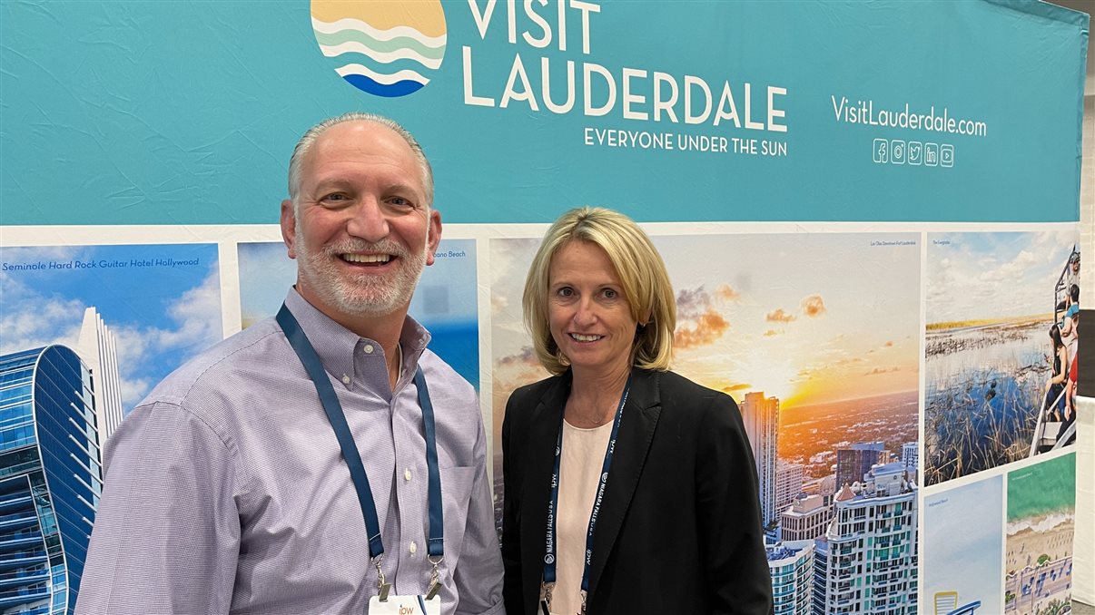 Paul Mason e Tracy Vaughan, de Visit Fort Lauderdale
