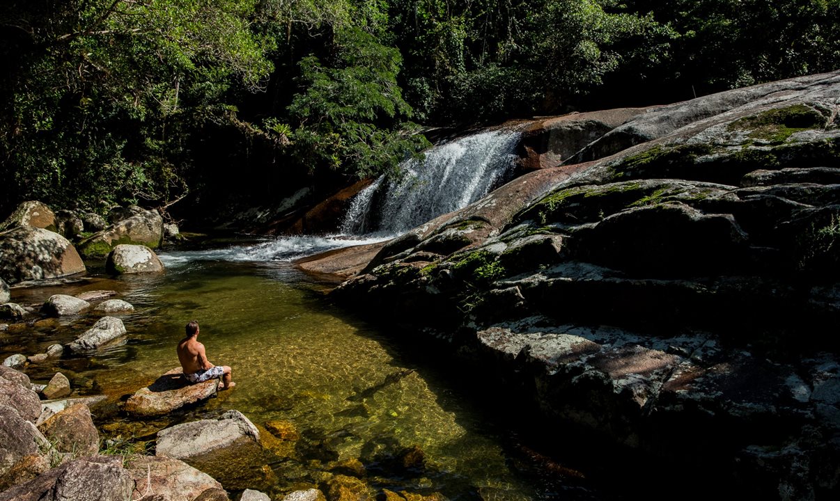 As dezenas de cachoeiras são um dos pontos fortes de Ilhabela 