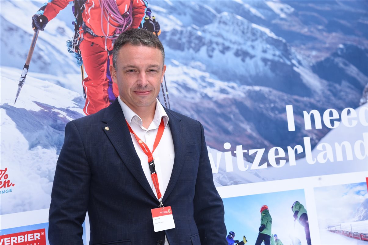 Fabien Clerc, diretor do Turismo da Suíça para o Brasil