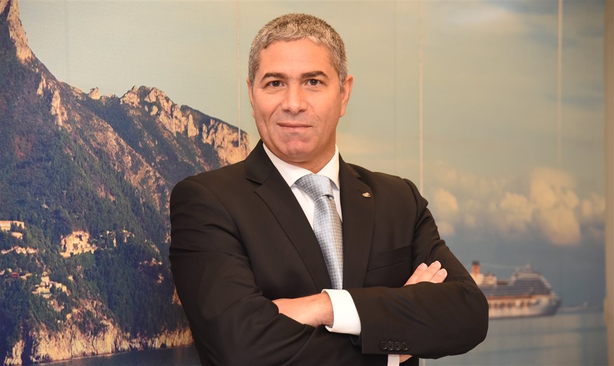 Dario Rustico, presidente da Costa Cruzeiros para a América do Sul