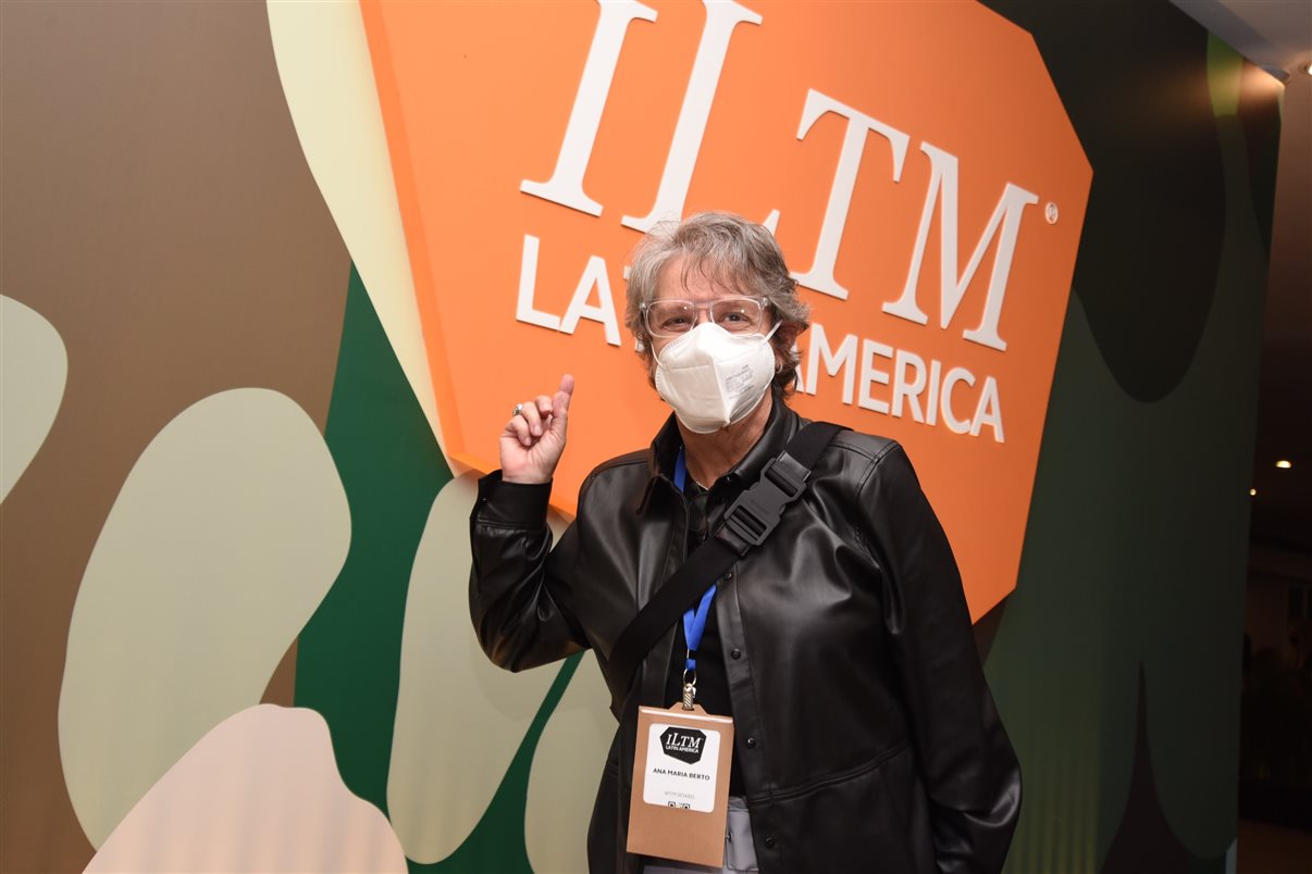 Ana Maria Berto, diretora da Orinter, na ILTM Latin America 2021 para enriquecer a prateleira da operadora com produtos de luxo