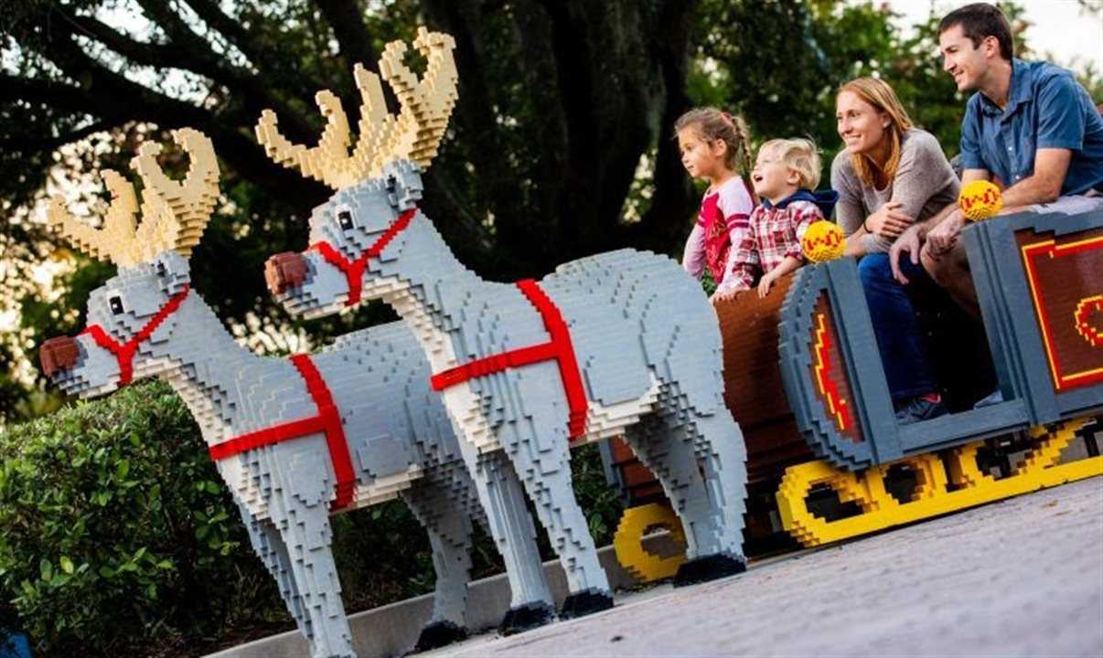 Os eventos no Legoland começam no fim de novembro e estão inclusos no valor do ingresso